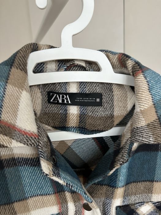Тепла сорочка (куртка) в клітинку Zara