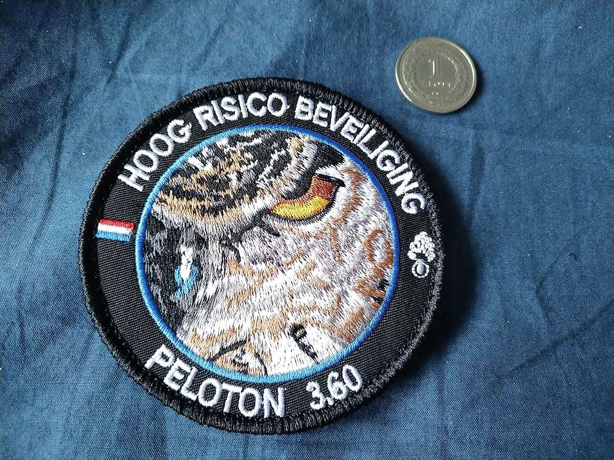 Naszywka Hoog Risico Beveiliging HRB Niderlandy rzep velcro