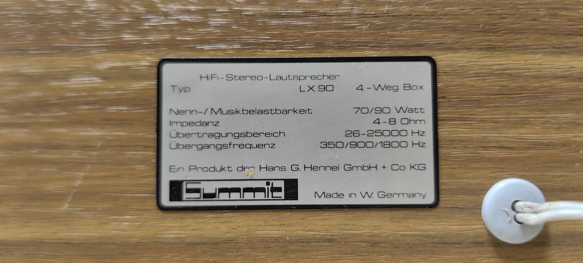 4-х полосна акустика Summit LX90/4Ω