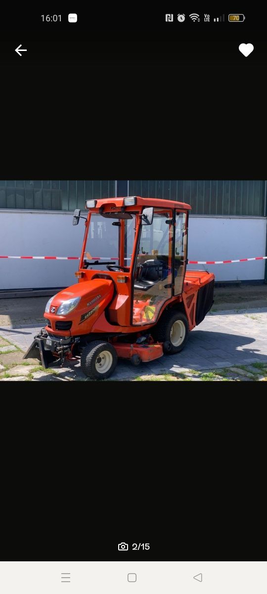 Kubota gr 2100 .Rok 2009.Kosiarka traktorek.