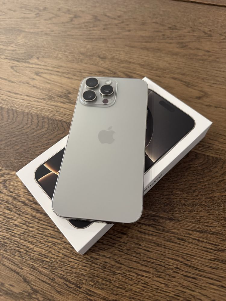 iPhone 16 Pro Max, Natural Titanium 256gb