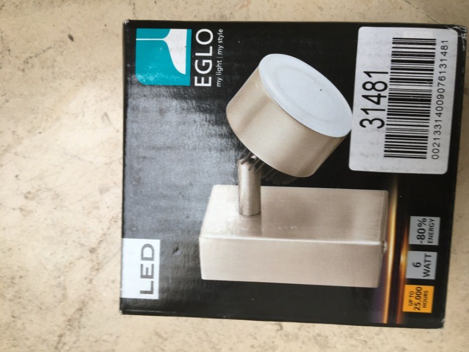 Foco LED de parede EGLO novo por estrear (tenho 2 unidades)