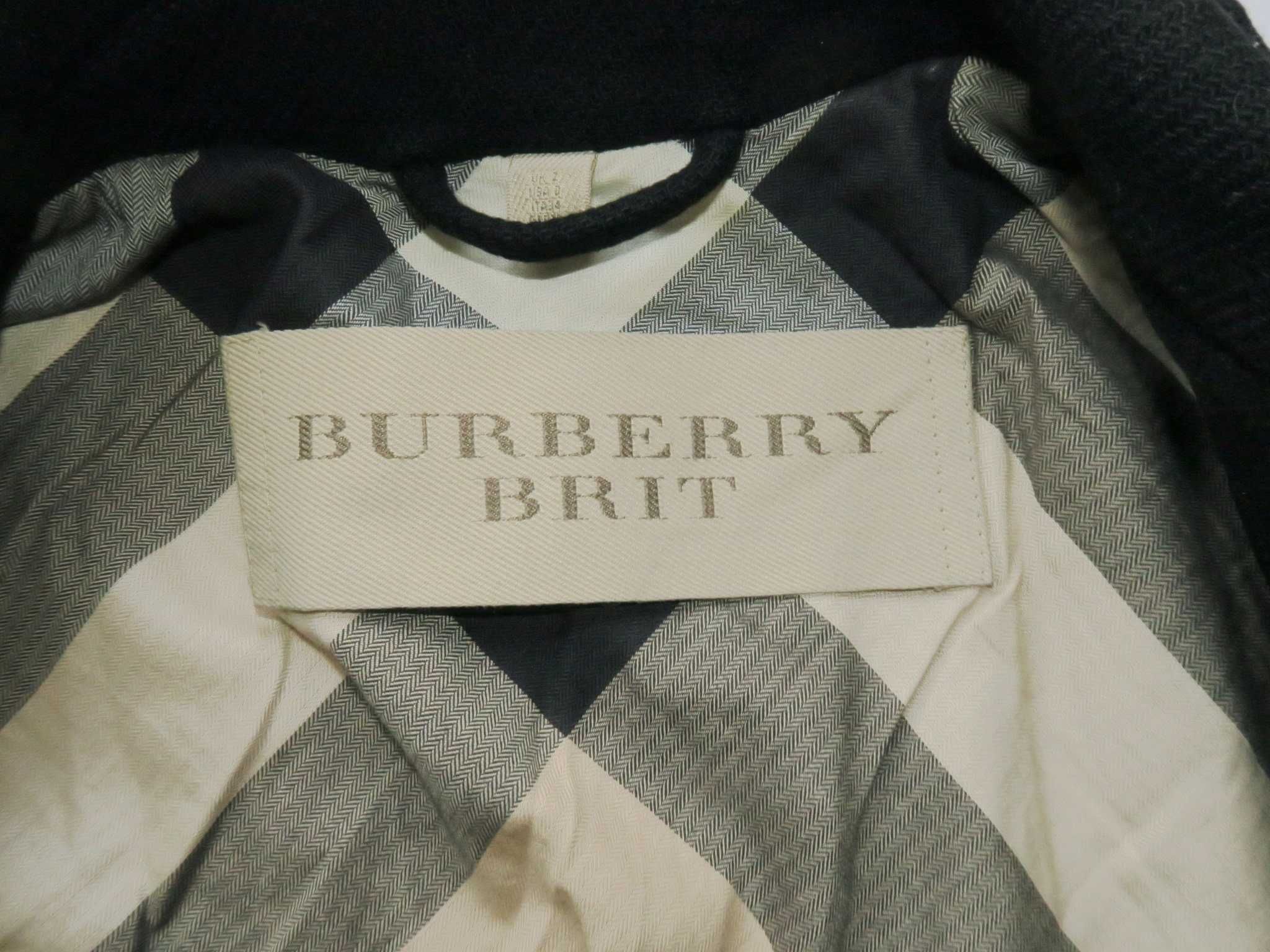 Burberry pięknie skrojony gruby żakiet XS