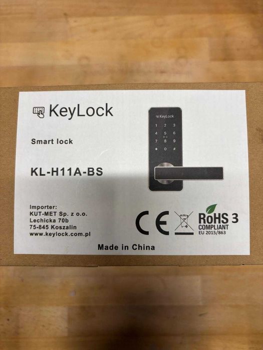 klamka elektroniczna KeyLock KL-H11A-BS