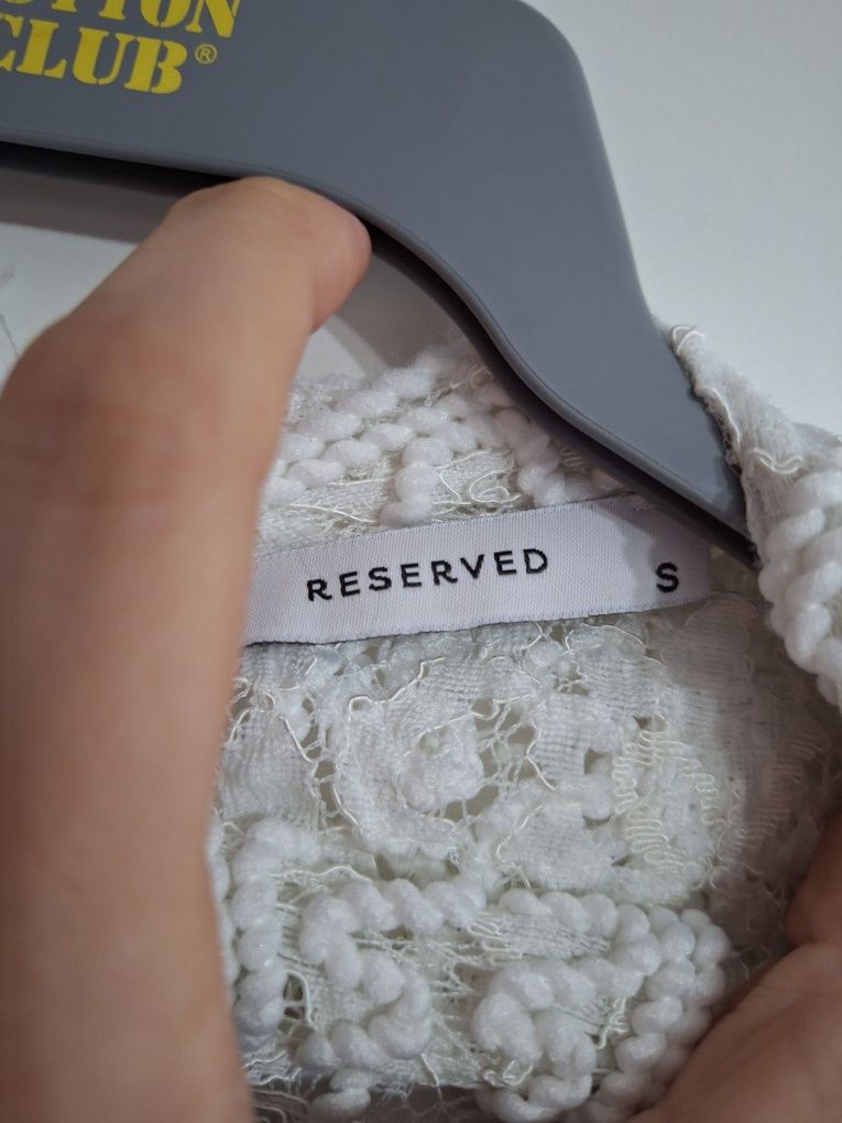 Elagancka koronkowa bluzka Reserved rozmiar S