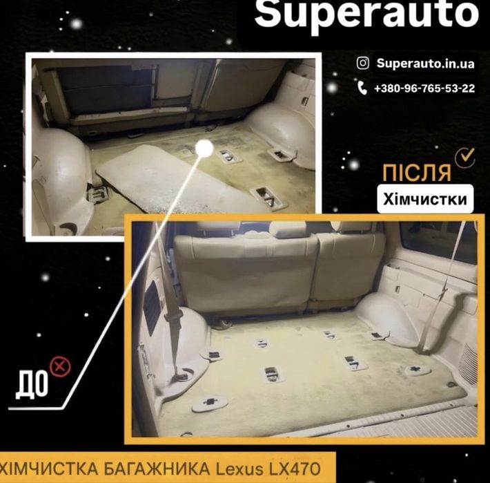 Хімчистка авто автомобіля, детейлінг автомобіля, хімчистка салона авто