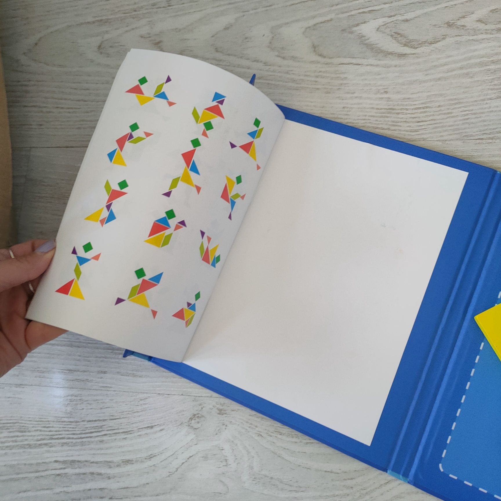 Tangram układanka magnetyczna montesori