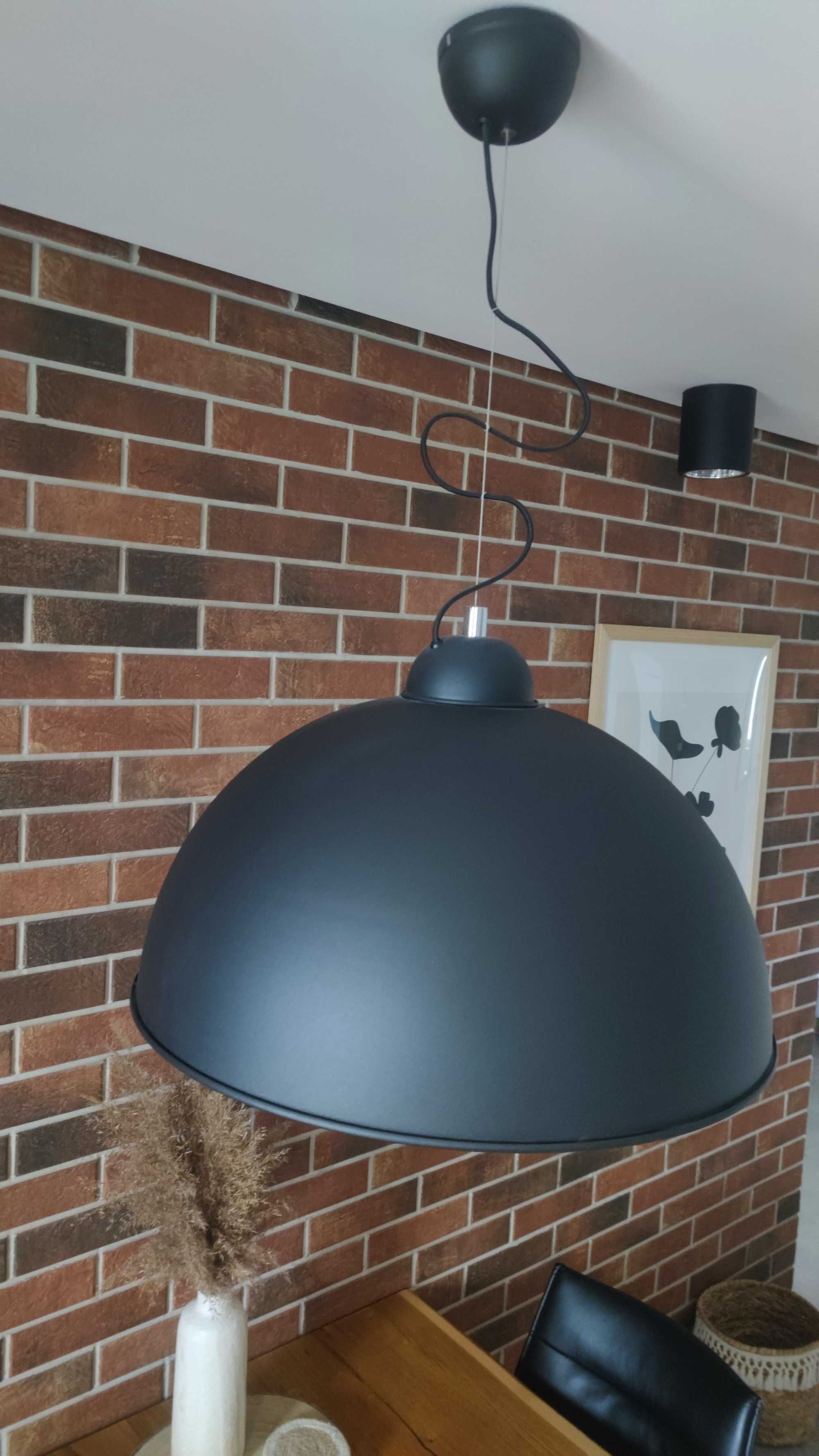 Lampa sufitowa loft czarno złota