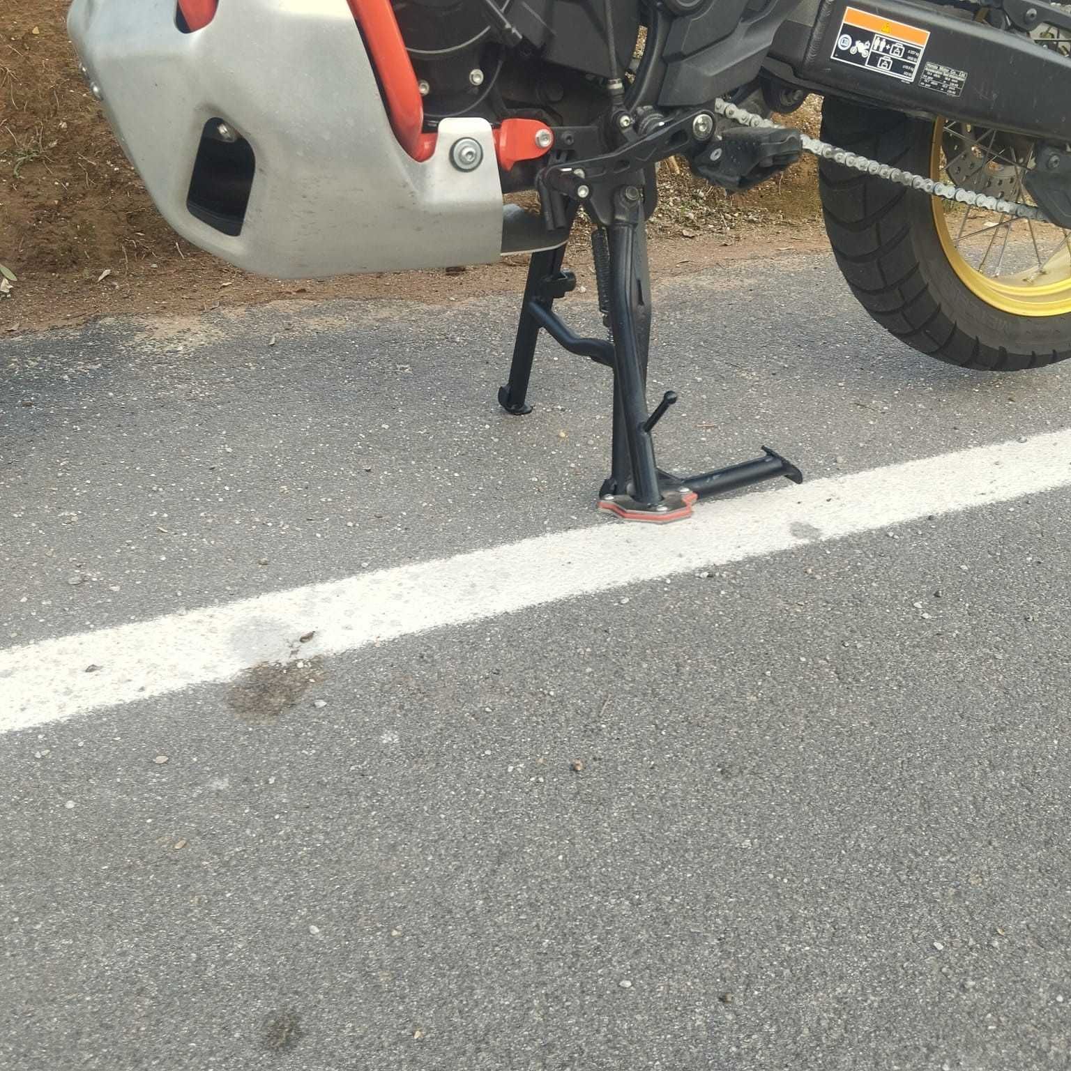 Descanso Central Honda Transalp 750