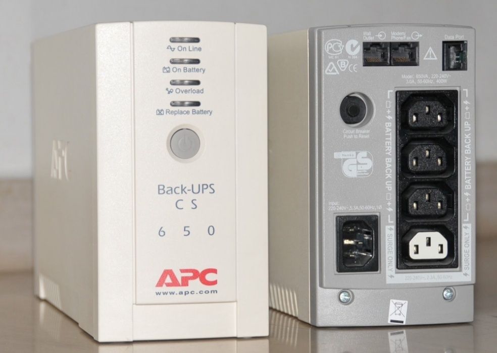 Бесперебойник APC Back-UPS CS 500VA