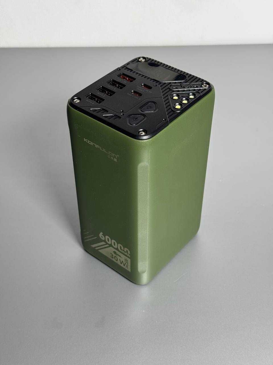 Power Bank Konfulon A28Q 60000 мАг із LED підсвічуванням
