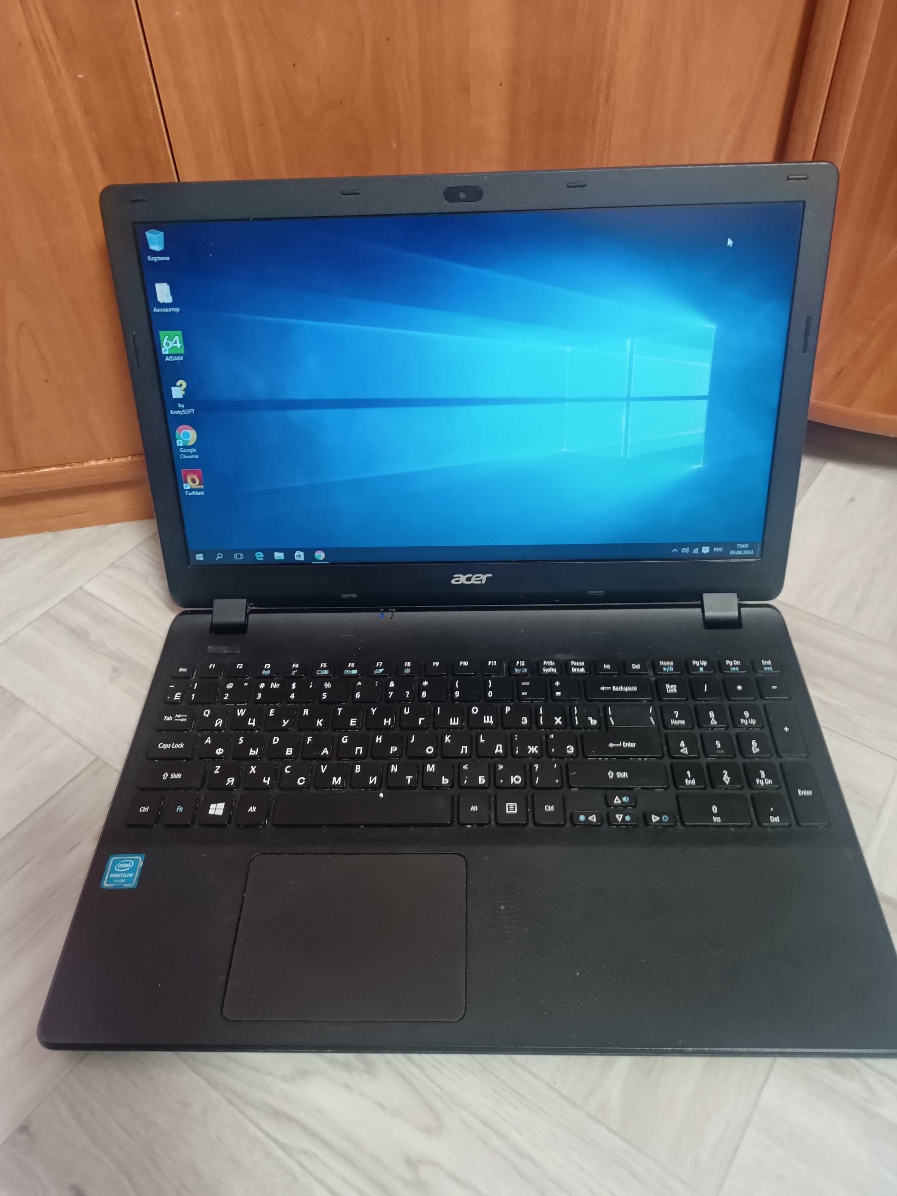 Ноутбук Acer ES1-531  Intel Pentium N3710  батарея 3 часа