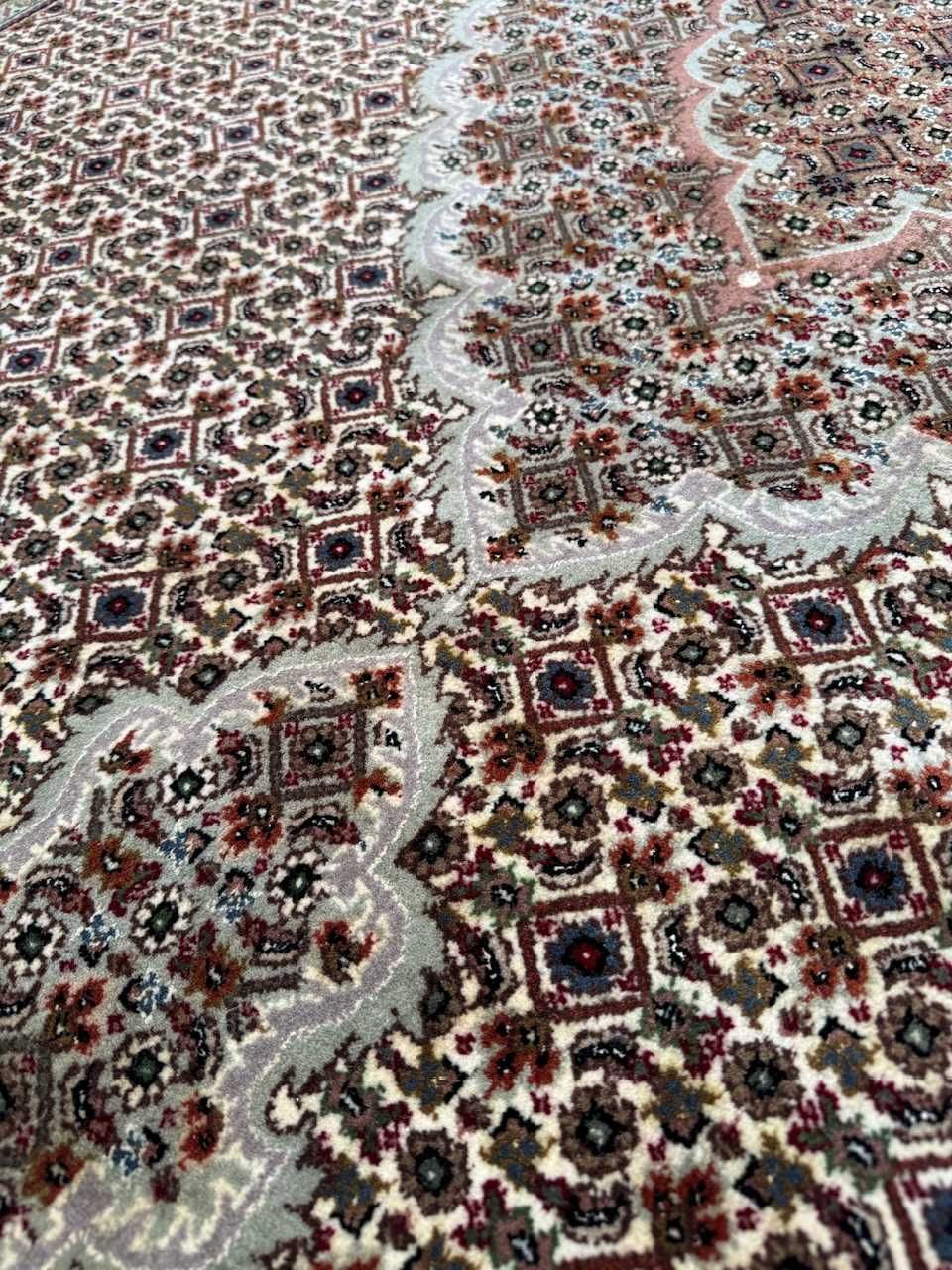 Kaszmirowy r.tkany dywan perski Tabriz z jedwabiem 320x220 gal. 34 tys