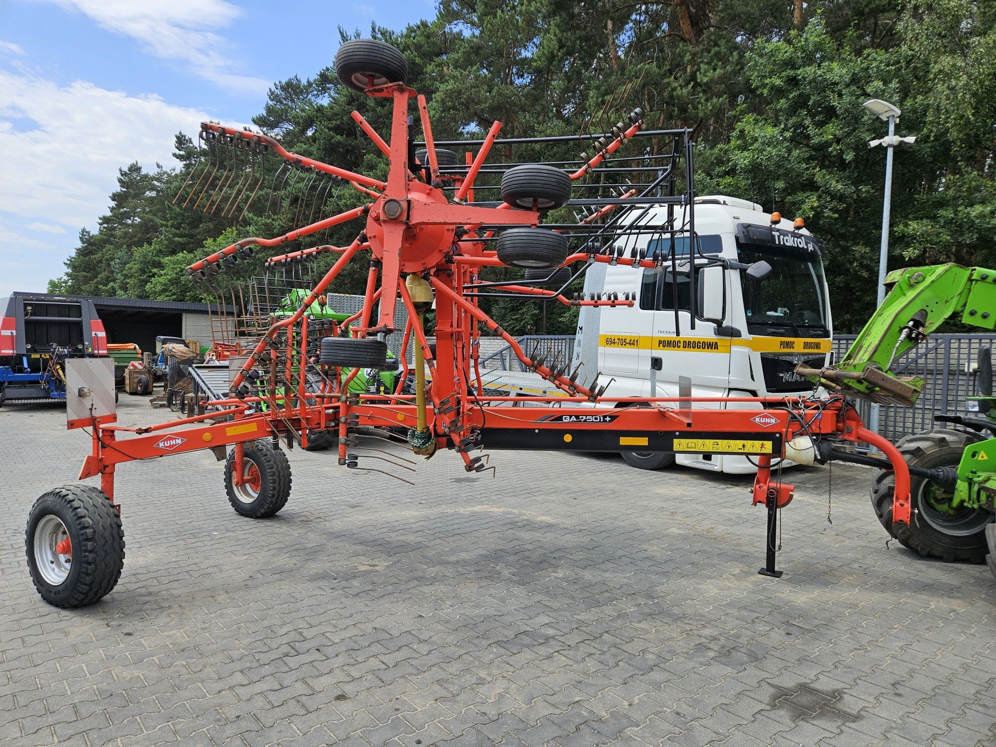 Zgrabiarka Kuhn GP 7501 Faktura