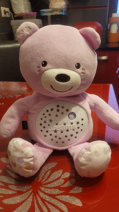 Chicco miś pozytywką z projektorem