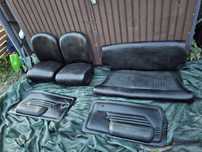 Fiat 126p skórzane wnętrze fotele/kanapa/boczki idealny stan