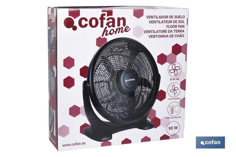 Ventiladores novos 90 watts - 3 velocidades 60 cms