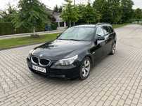 BMW 530 E61 skóry, panorama, czarne wnętrze