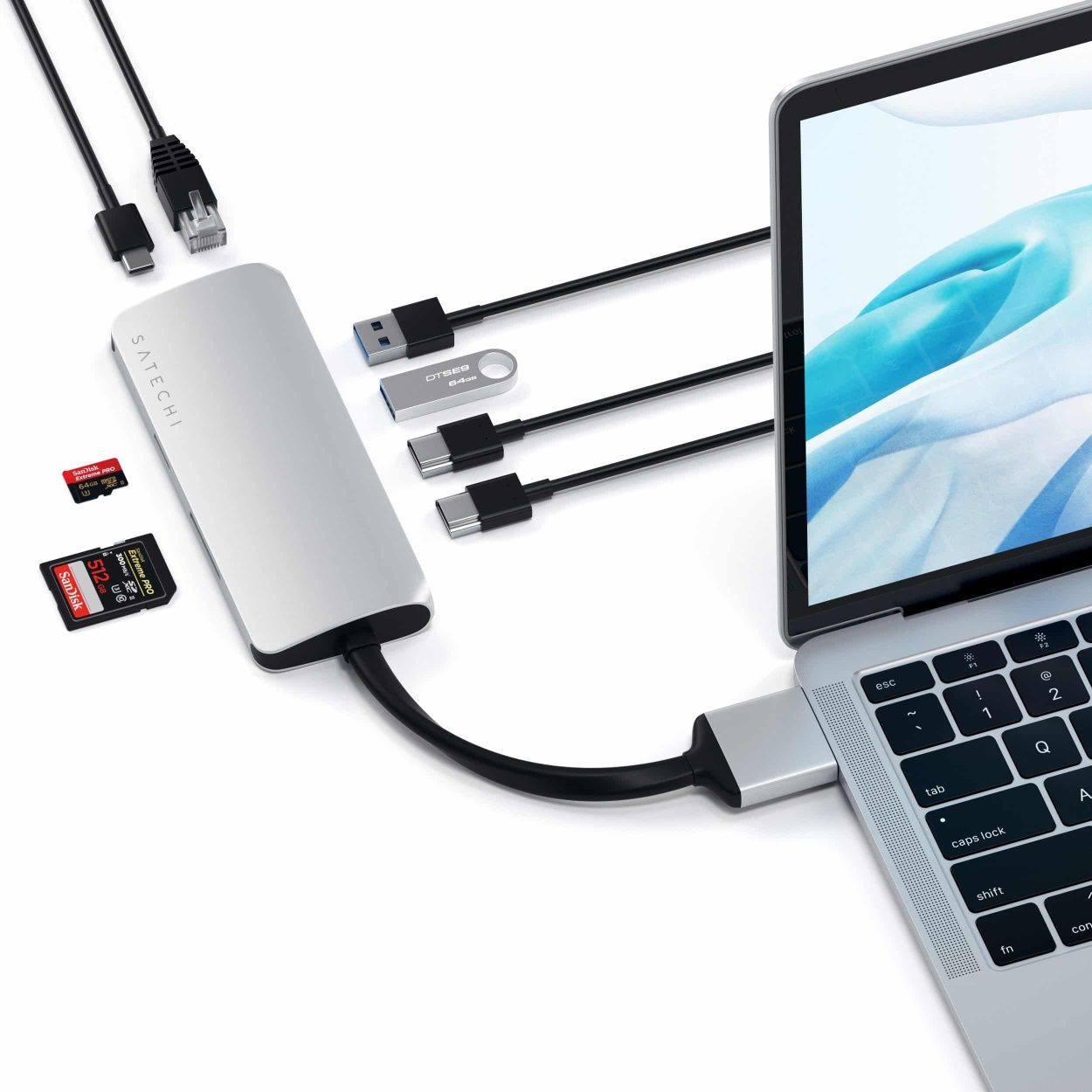 Satechi – USB-C Adaptador Multimédia - DockStation