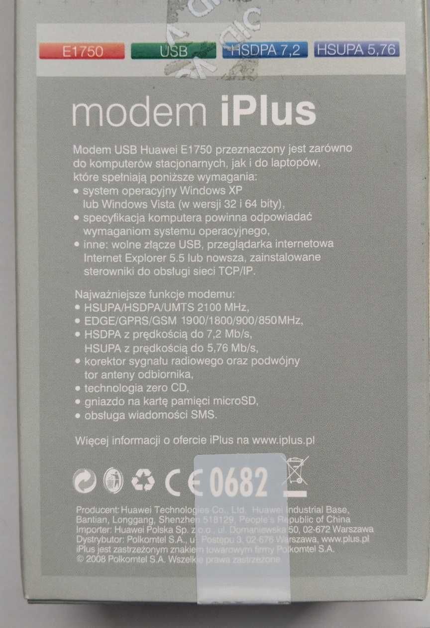 Modem iPlus Huawei E1750