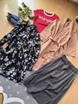 Zestaw ubran damskich plus buty
