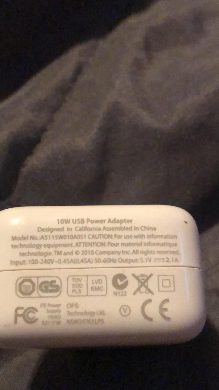 Adapter Apple 10 i 12 W