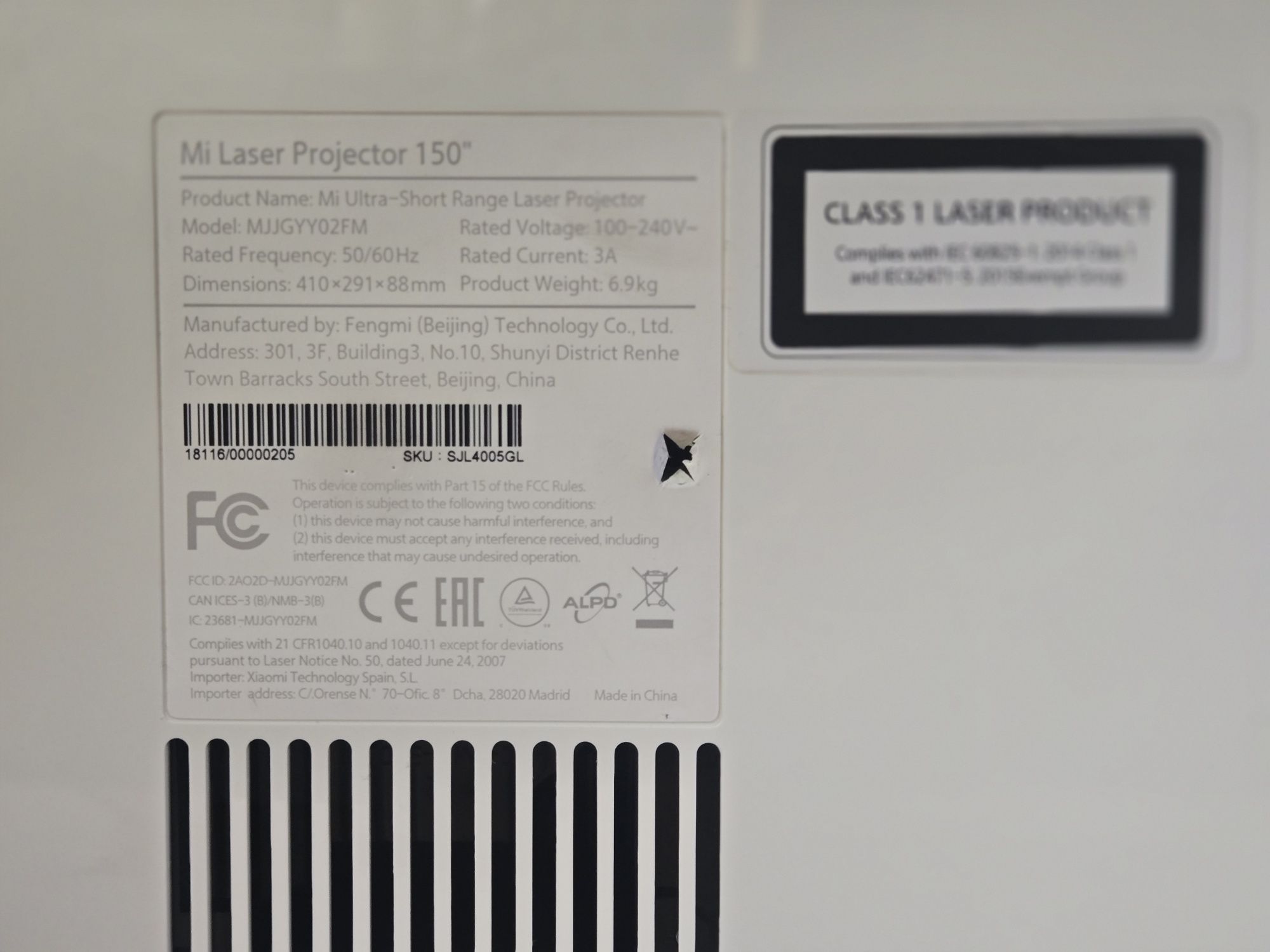 Xiaomi Mi Laser 150" ekstra projektor!