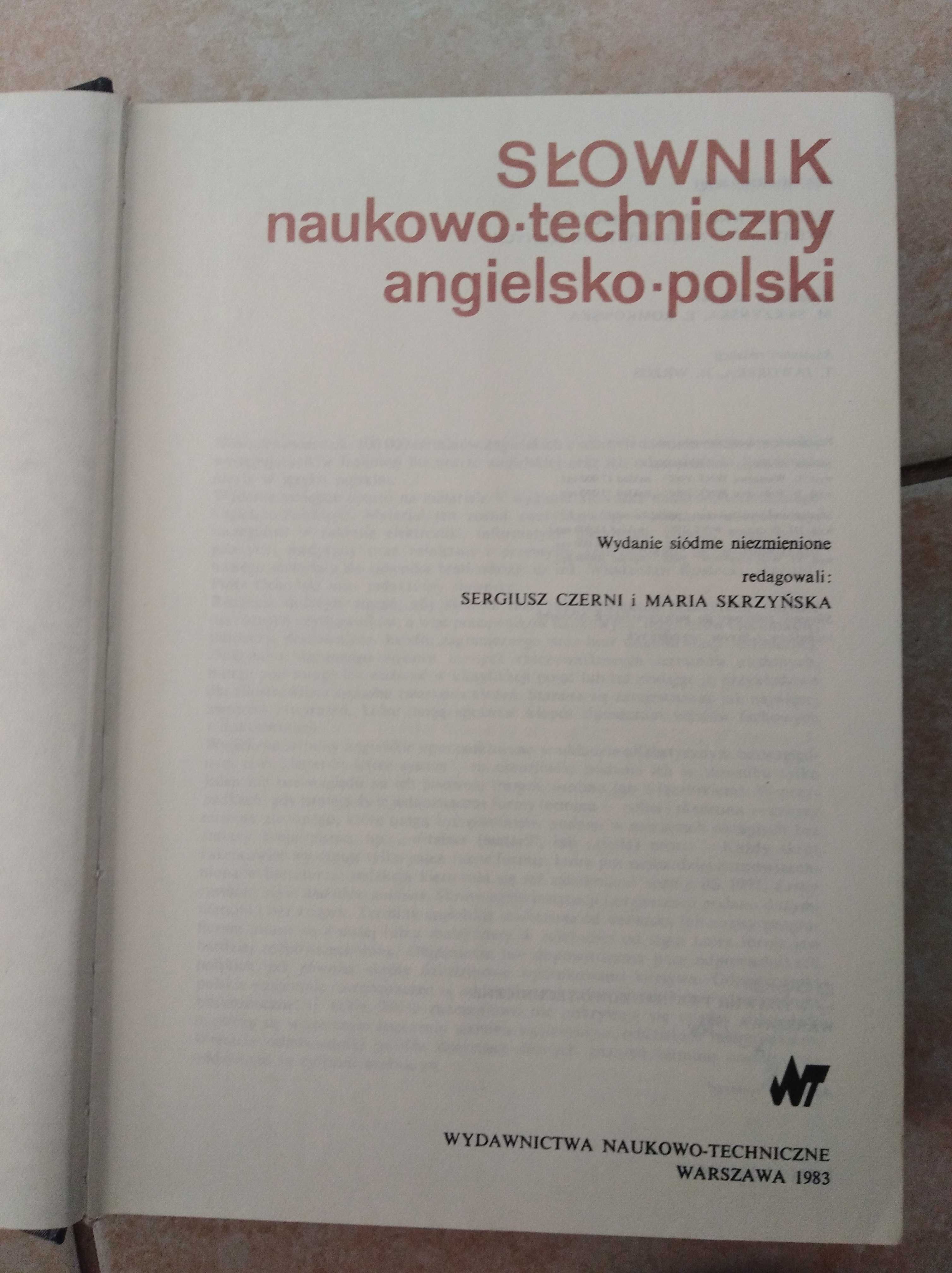 Słownik naukowo-techniczny angielsko-polski