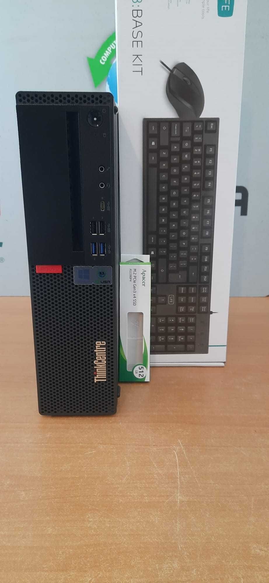 Pç Lenovo M720s 8ªG|I5.8500-4.0G|16G|NVMe256+HDD500|5G|BT|Kit|TPM|W11