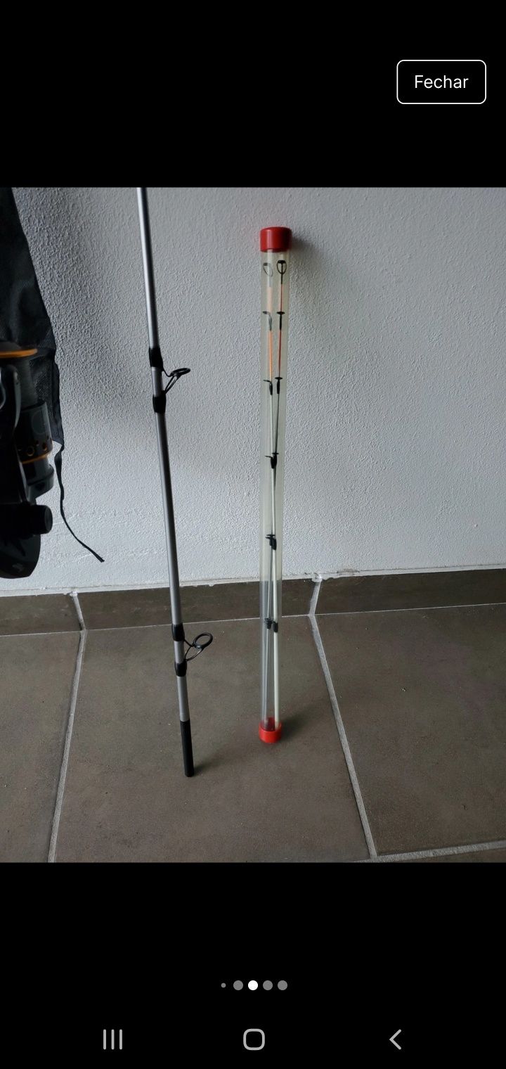 Cana e carreto pesca embarcada.