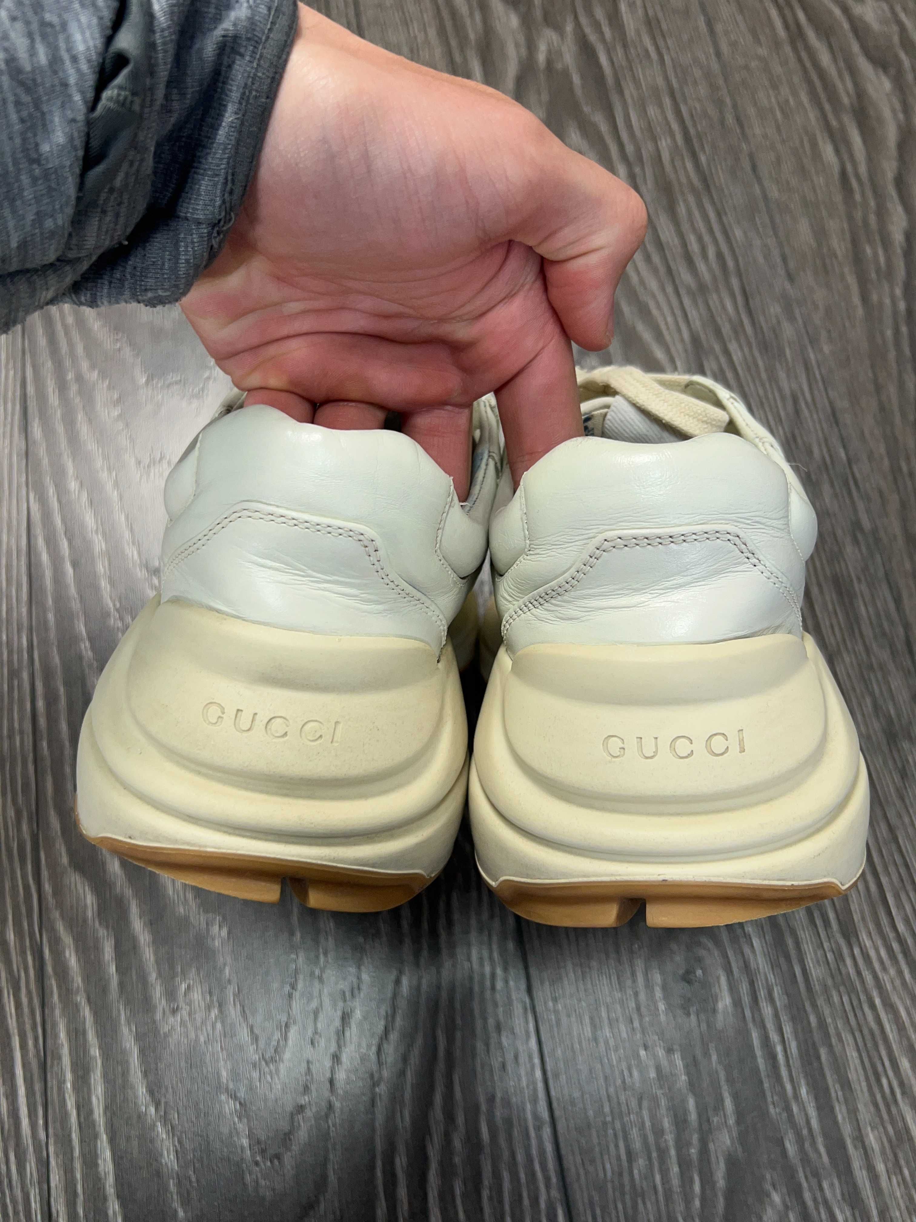 Gucci New York Yankees оригінальні кросівки жіночі шкіряні р 5 39