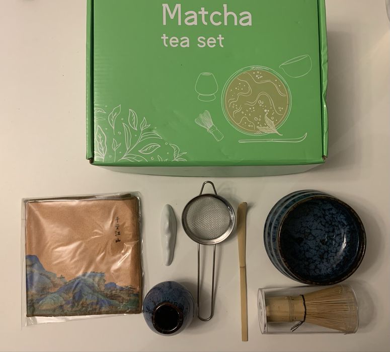 7-częściowy zestaw do matchy ceramika matcha tea set
