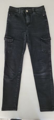 Spodnie dżinsowe czarne XS