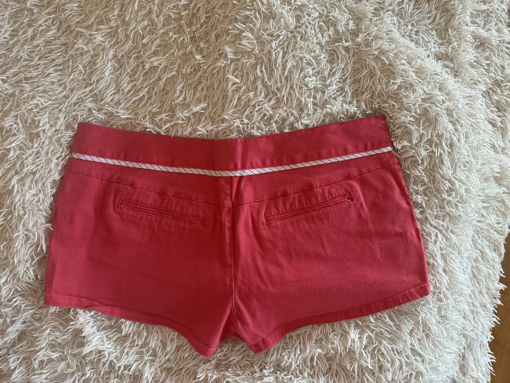 Krótkie spodenki czerwone szorty Be Beau roz. 46 3XL