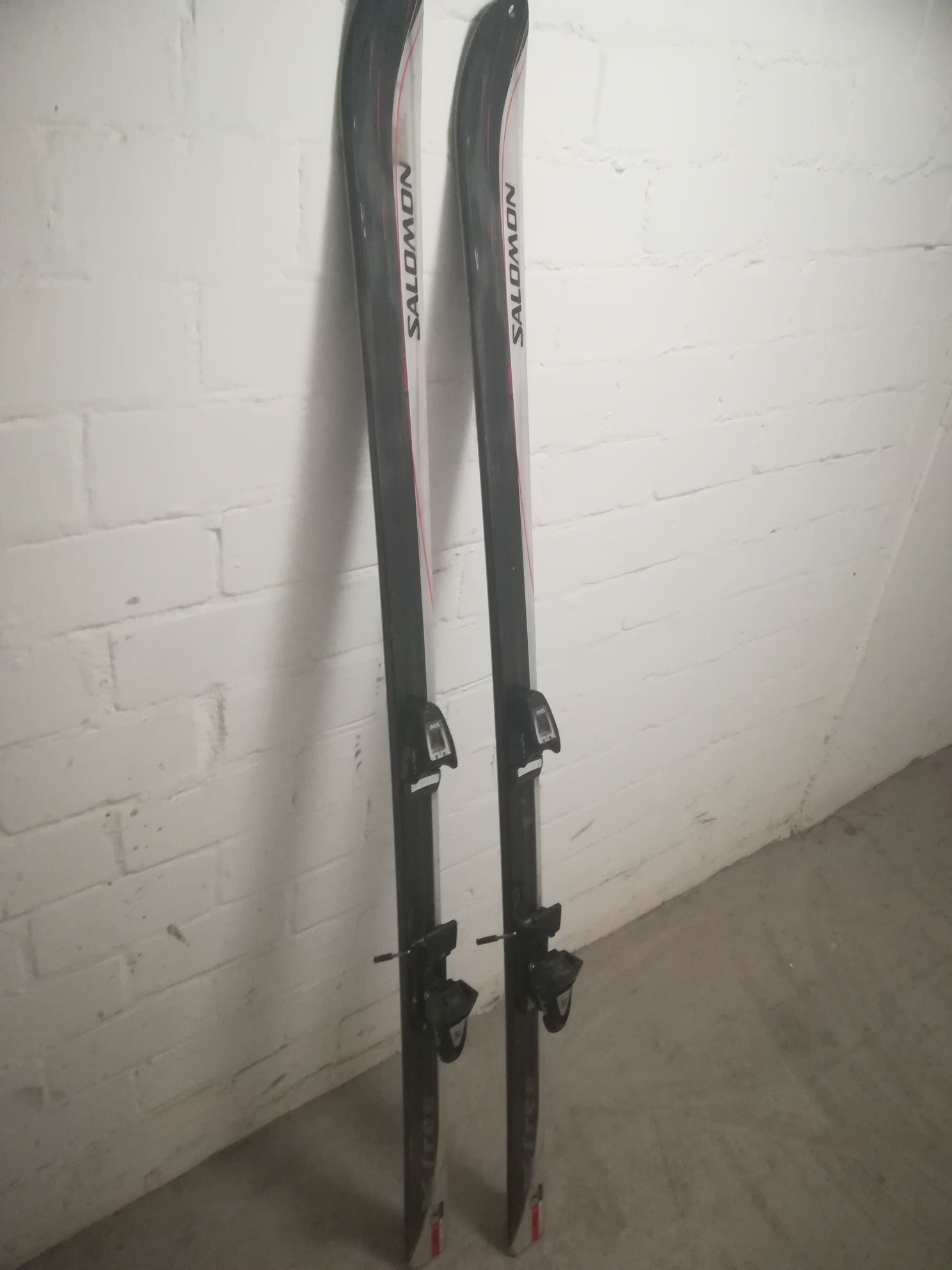 Narty SALOMON X-free 184cm stan dobry, ostrzone i nasmarowane