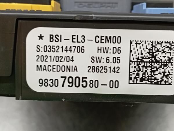 Caixa fusíveis / SAM / BSI CITROËN C3 III Van (SX_, SY_)