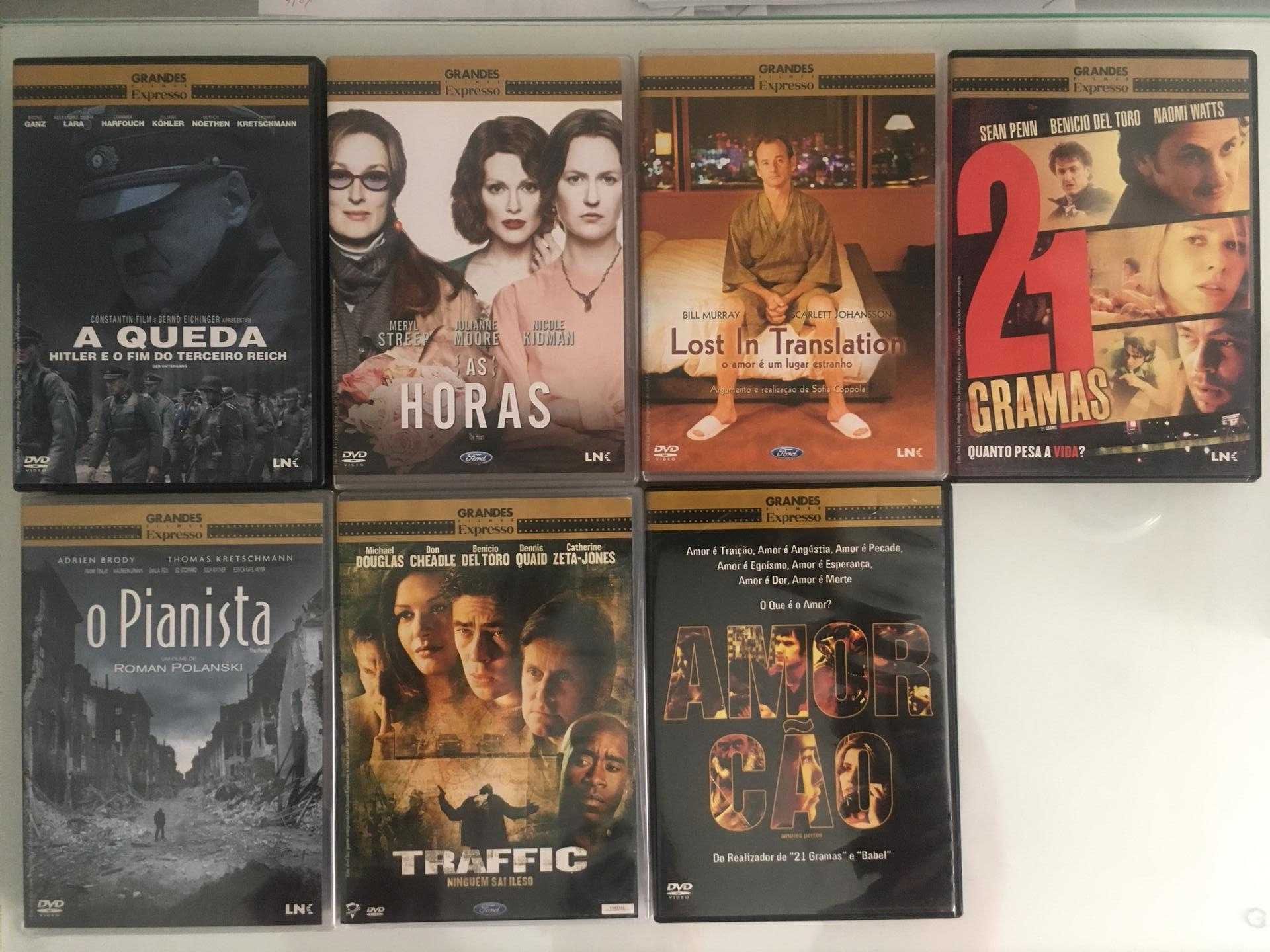 DVDs vários de coleção