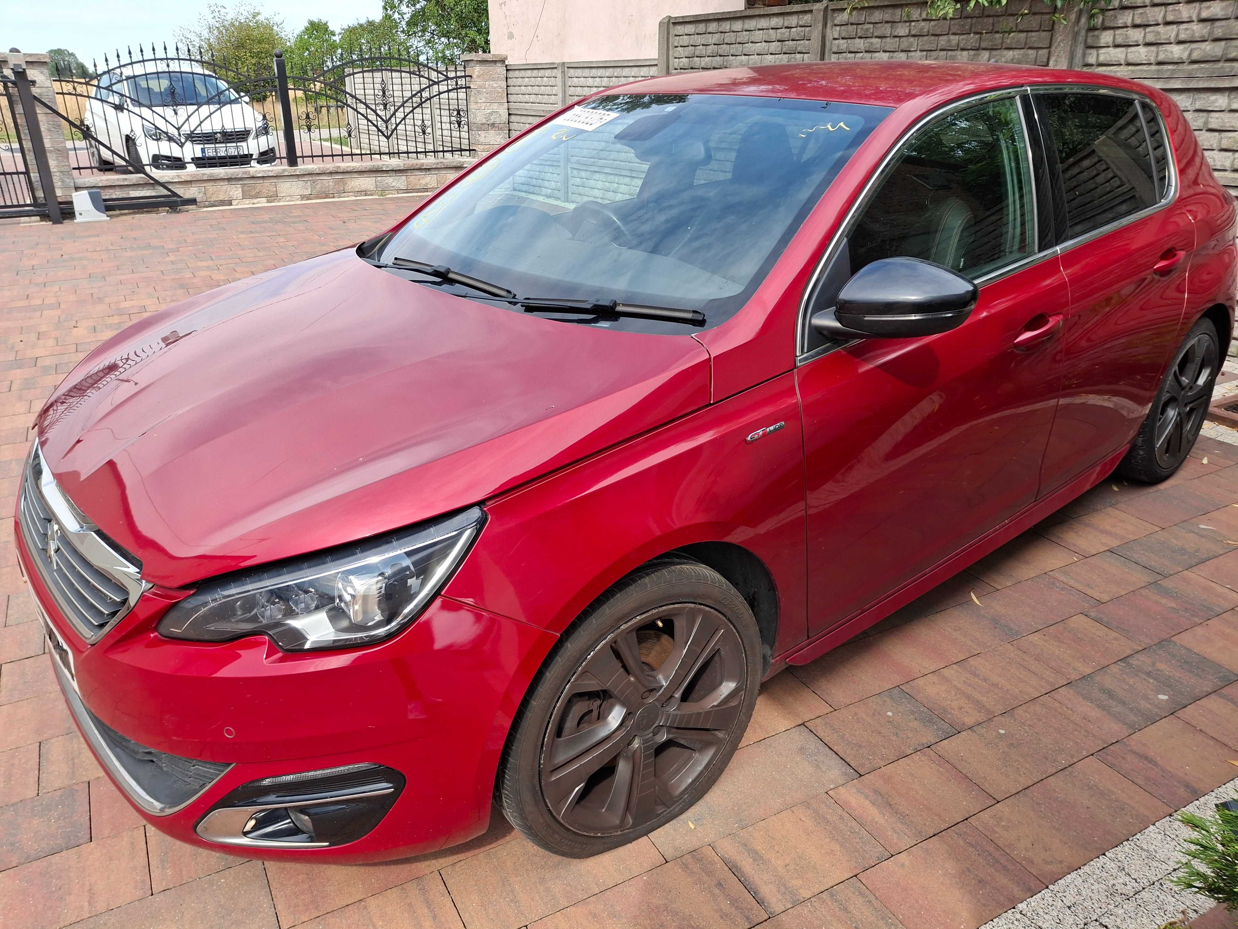 peugeot 308 t9 gt line epyd zderzak maska drzwi klapa silnik 2.0 e-hdi