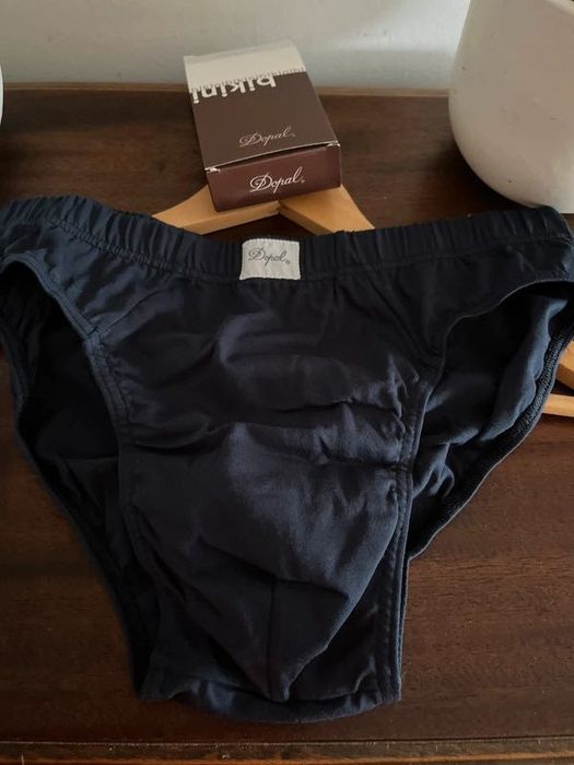Cueca Algodão Dopal Azul Marinho L -Navy Blue Dopal Cotton Underwear L