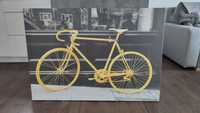Obraz na płótnie- żółty rower 100x70