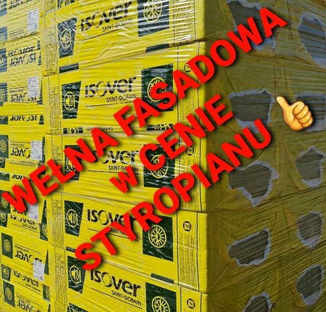Wełna fasadowa ISOVER Fasoterm 10 elewacyjna