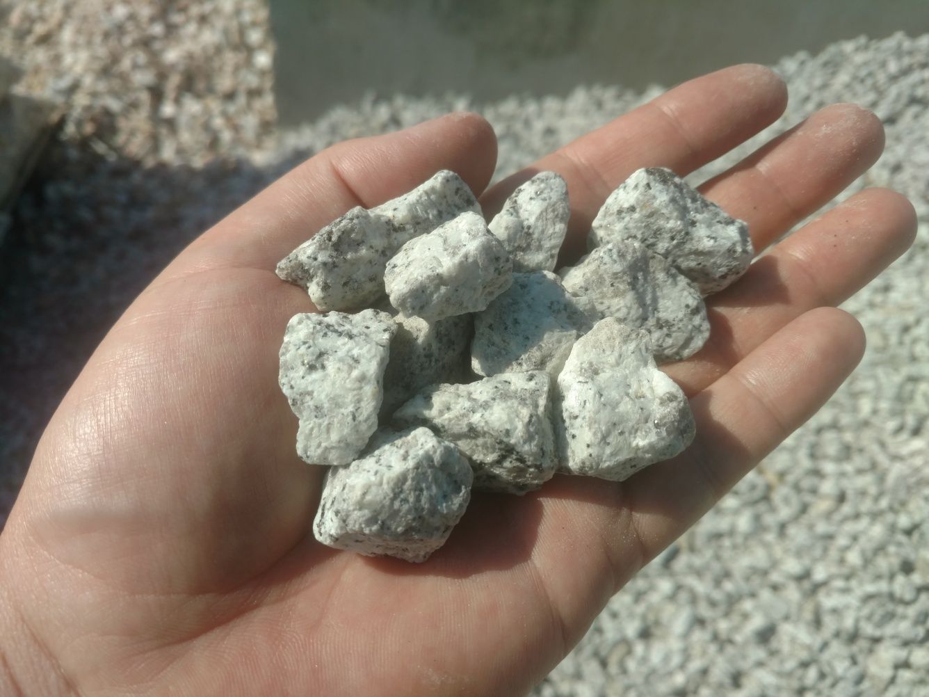 Granit 2-5 grys granitowy fuga kostka brukowa granitowa do akwarium