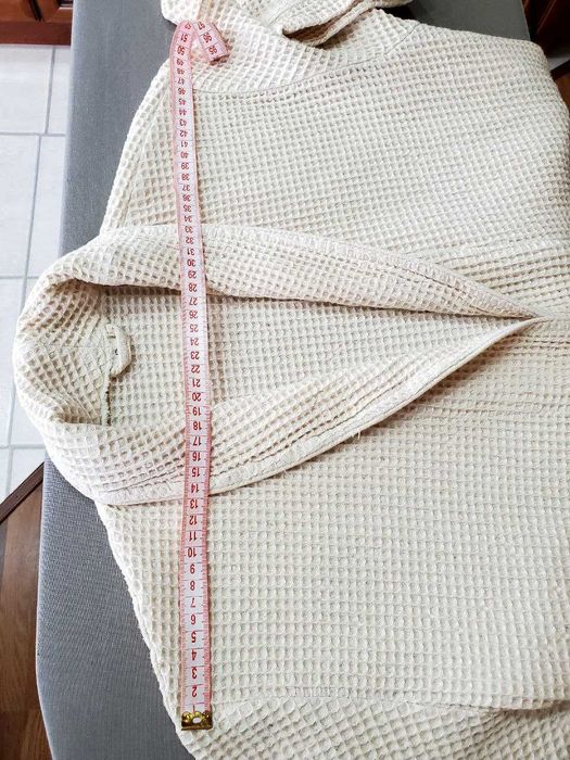 Халат унісекс кремовий, розмір "М/L"