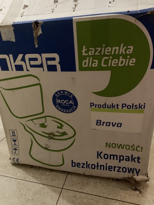 Kompakt bezkołnierzowy Brava inker WC