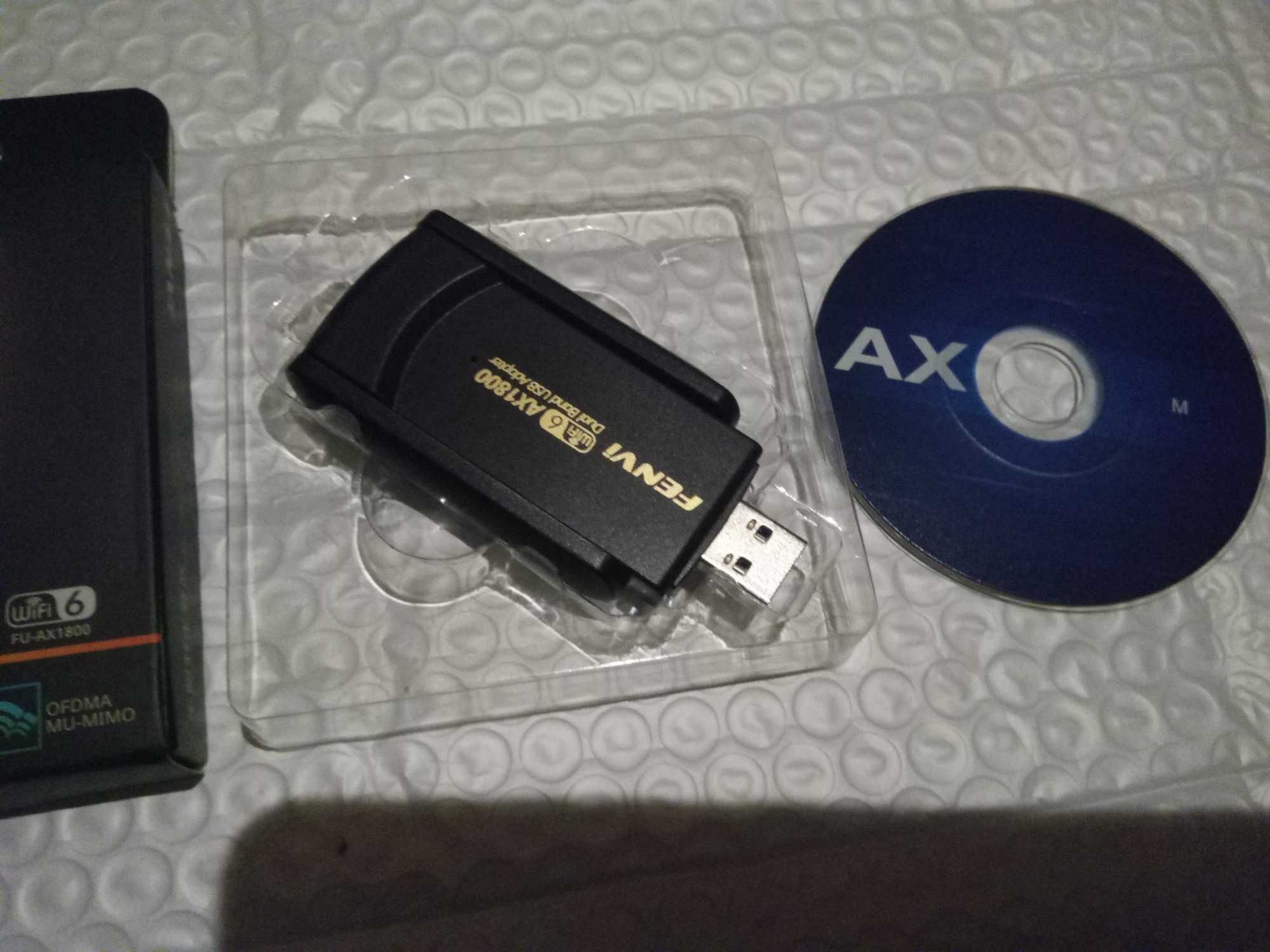 WiFi 6 (ax)-2,4 & 5Ghz AX1800 usb адаптер, комп'ютер, ноутбук, міні пк