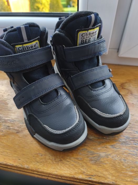 Buty zimowe kozaki trzewiki trekkingowe 32 ocieplane clibee