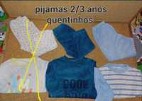 Pijamas 2/3 anos, criança, menino, menina, quentes