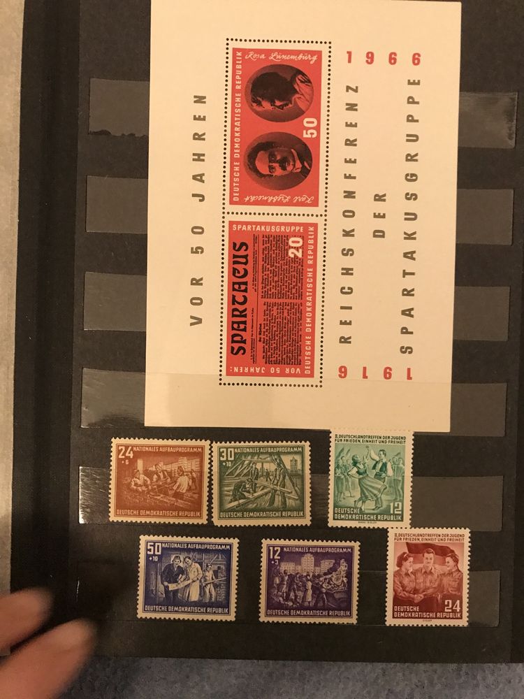 Znaczki  DDR kolekcjonerskie