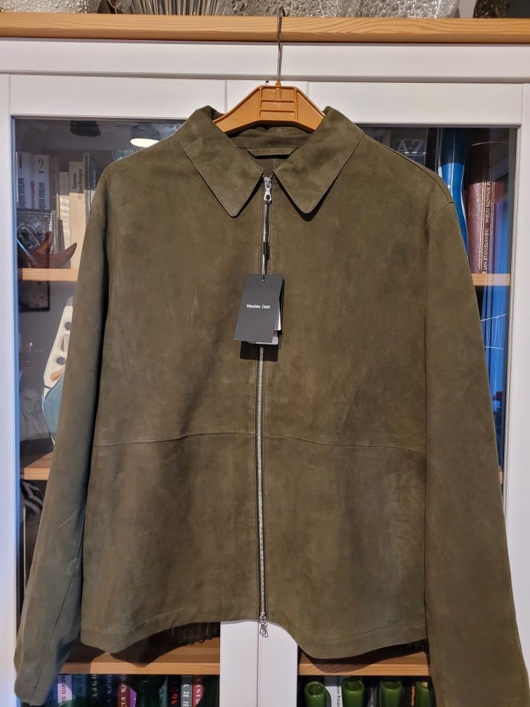 Zamszowa męska kurtka Massimo Dutti