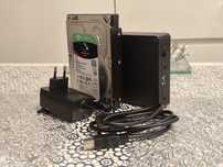 Dysk twardy HDD SEAGATE IronVolf 3TB + obudowa zasilacz przewód